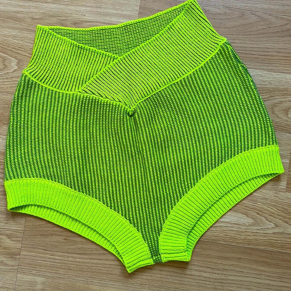 For Love and Lemons Shorts Gemma REVOLVE Green Size Medium